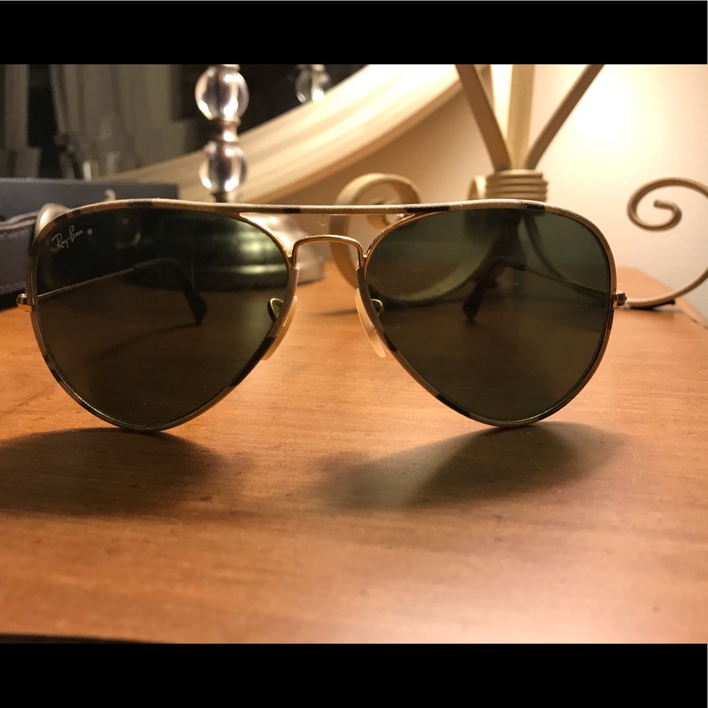 Camouflage Aviator Ray Bans